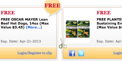 Commissary Shoppers: Free Oscar Mayer Hot Dogs & Planters Nut-rition (Military Members Only)