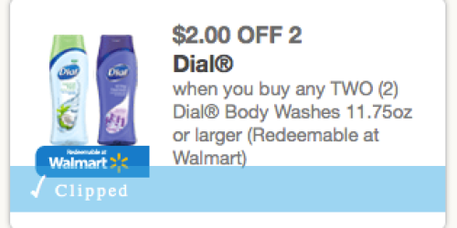 New $2/2 Dial Body Wash Coupon (+ Target and Walgreens Deal Scenarios)