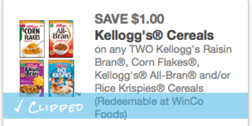 CVS: Kellogg’s Raisin Bran or Krave Cereal Only $1 Per Box (Valid Through 4/20)
