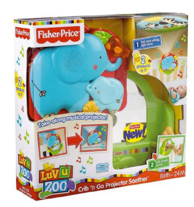 Amazon FisherPrice Luv U Zoo Crib 'N Go Projector Only 19.16 (Reg