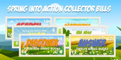 Swagbucks: Search and Win 6 Collector Bills (+ New Members Earn 100 Swag Bucks Through 4/30!)