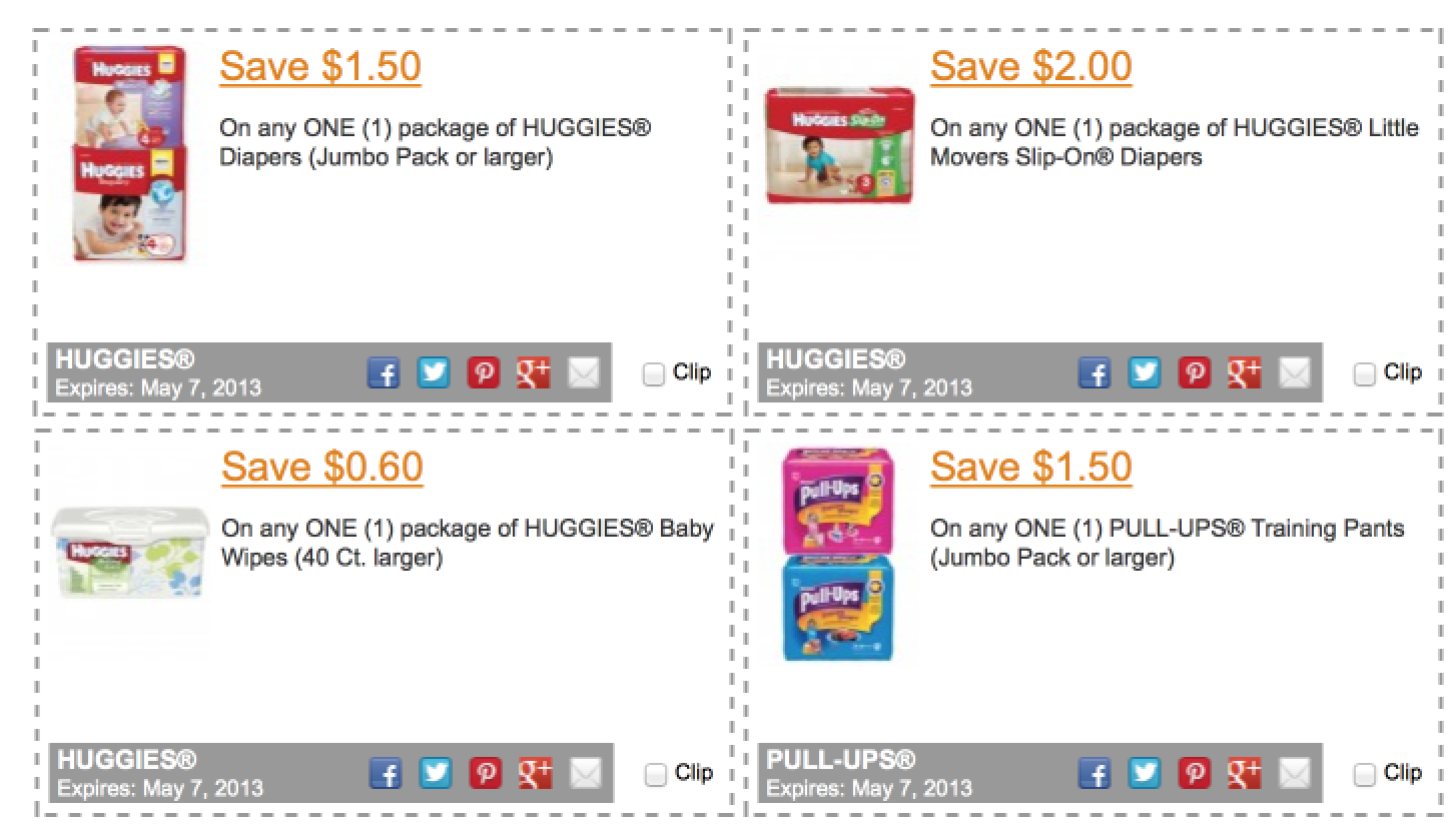 4 Huggies Coupons (Still Available!) = Great Deals at CVS and Rite Aid