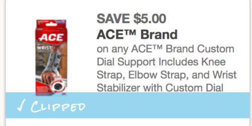 High Value $5/1 ACE Brand Custom Dial Support Coupon + Upcoming Rite Aid Deal