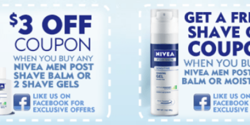 Target: Nivea for Men Face Scrub or Wash and Shave Gel Products Only $0.99 Each