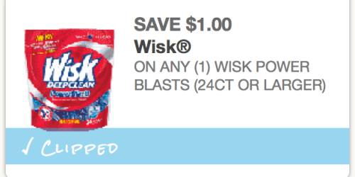 New $1/1 Wisk Power Blasts Coupon = Only $4.37 at Walmart (Just $0.18 Per Power Blast!)