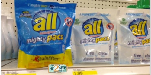 *HOT* $1/1 All Laundry Detergent Coupon = All Mighty Pacs 10 ct. Only 99¢ at Target (+ Great Deal on Rayovac Batteries!)