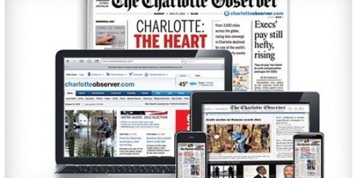Groupon: Sunday Newspaper Subscription Deal for The Charlotte Observer (Just $1 Per Week!)
