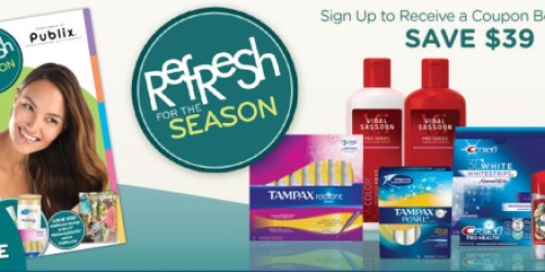 Publix Shoppers: Request a P&G Coupon Booklet Containing Over $39 in Coupon Savings