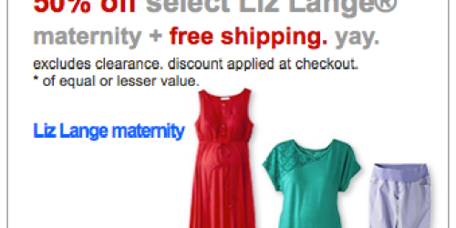 Target.com: Buy 1 Get 1 50% Off Liz Lange Maternity + Great Deal on Summer Dresses + More