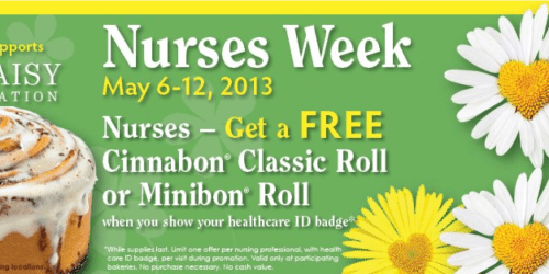 Nurse’s Week Freebies: FREE Cinnabon and FREE Buca di Beppo Mac & Cheese (Starts Today)