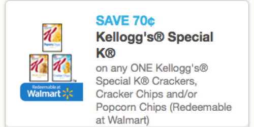 New $0.70/1 Special K Crackers and Chips Coupon = Great Deal at Rite Aid