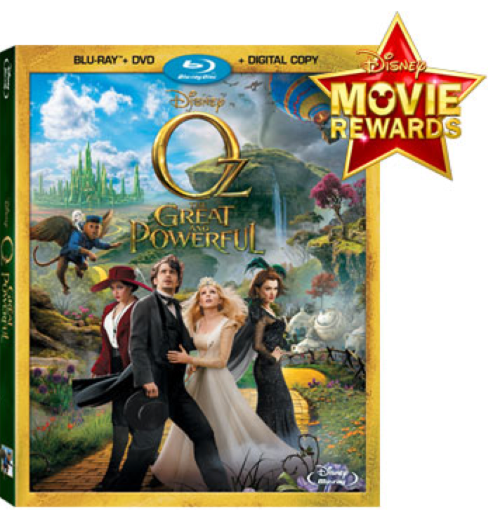 Отзывы оз. Оз: Великий и ужасный (DVD). Blu ray Disney movie rewards.