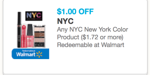 Rare $1/1 Any NYC New York Color Product Coupon = Great Deals at Walmart
