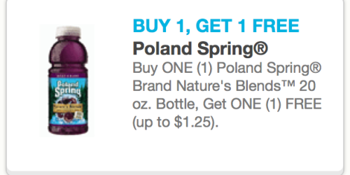 Rare Buy 1 Get 1 FREE Poland Spring Brand Nature’s Blends Coupon