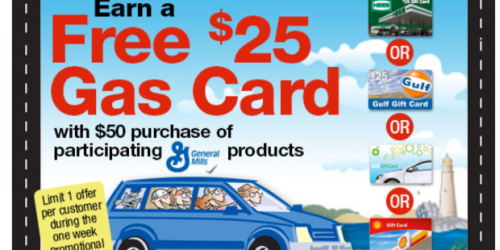 ShopRite: FREE $25 Gas Card W/ a $50 General Mills Purchase (Through 5/25)