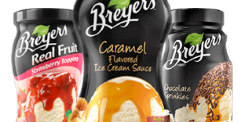 New $1/2 Breyer’s Ice Cream Toppings Coupon = As Low As Only $0.99 Each at Target + More