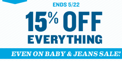 OldNavy.com: 15% Off Everything (Today Only!) = Great Deals on Baby & Kids’ Clothing + More