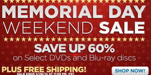 WBShop.com: Save Up to 60% On Select DVD’s & Blu-Rays + FREE Shipping Through May 28th
