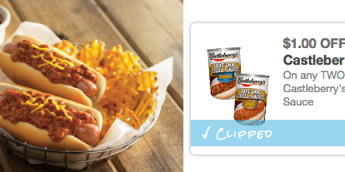 Rare $1/2 Castleberry’s Hot Dog Chili Sauce Coupon = Only $0.49 Each at Kroger
