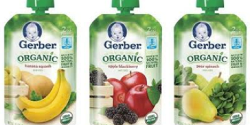 New $1/3 Gerber Organic 2nd Foods Coupon