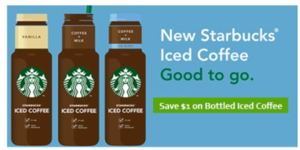 High Value $1/1 Starbucks Iced Coffee Coupon = Only $0.50 at Target (Starting 5/26)