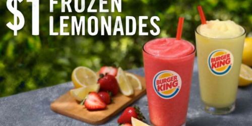 Burger King: Small Frozen Lemonades Only $1 (Through 5/27)