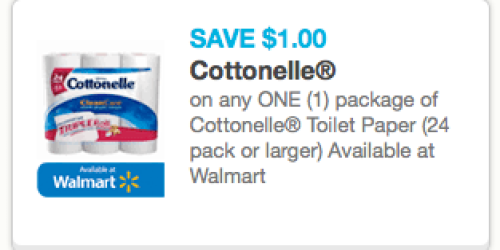 Rare $1/1 Cottonelle 24 Pack Toilet Paper Coupon