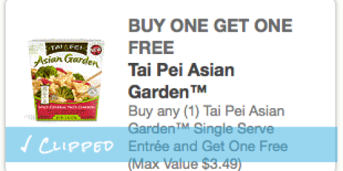 Buy 1 Get 1 Free Tai Pei Asian Garden Single Serve Entrees = Only $0.77 Each at Target