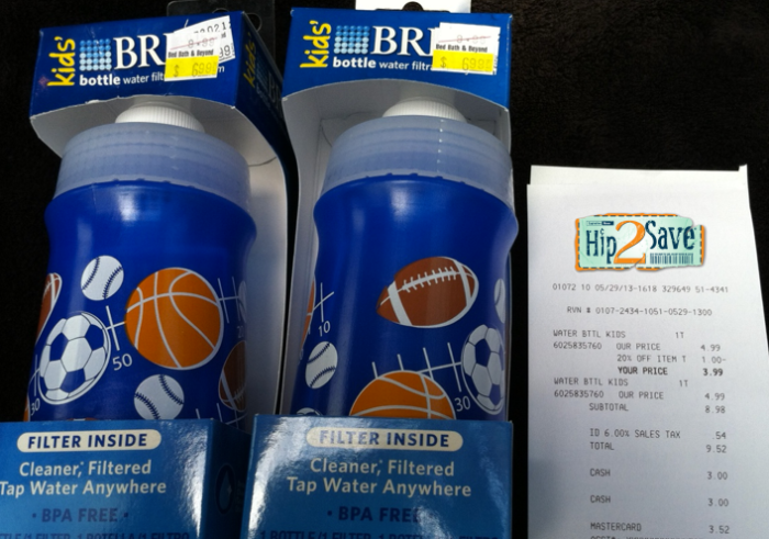 Bed, Bath &amp; Beyond: Brita Bottle for Kids as Low as 99¢ (Print Your ...