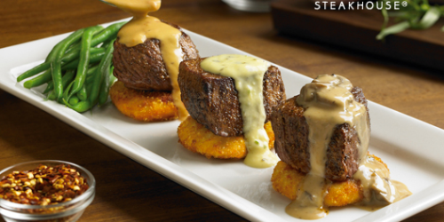 Outback Steakhouse: $5 Off a Purchase of 2 Dinner Entrees OR $2.50 Off 1 Entree Coupon