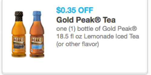 CVS: Gold Peak Tea as Low as Only $0.25 Per Bottle (Starting 6/2)