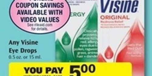Rite Aid: Better than Free Visine Starting May 12th (Print Your Coupons Now!)