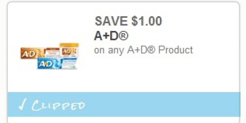 New $1/1 A+D Product Coupon + $2/1 Walgreens Store Coupon = Only $3.79 at Walgreens