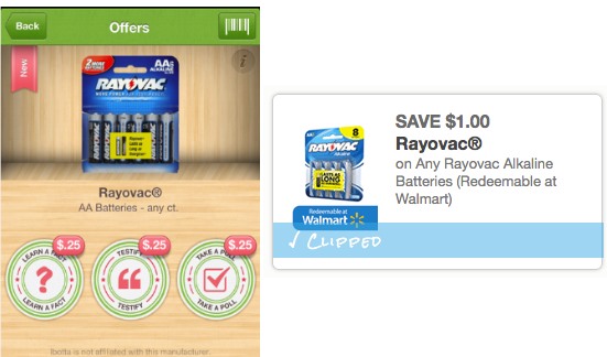 Walmart: Rayovac AA Batteries as Low as Only $1.22 (After Coupon ...