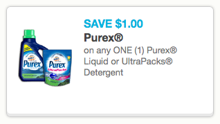 High Value $1/1 Purex Coupon = Purex UltraPacks Only $0.60 at Walgreens (Starting 6/16)