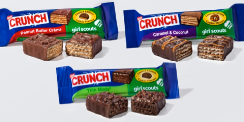 New $0.55/1 Nestle Crunch Girl Scout Flavor Bar Coupon = FREE at Walgreens (Through 6/15!)