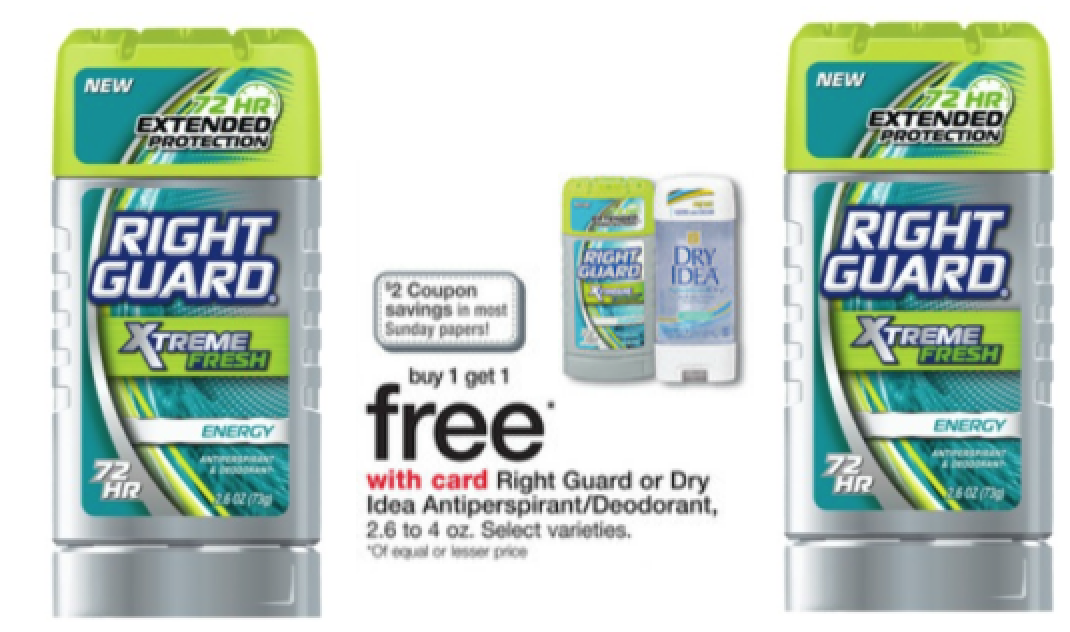 $2/1 Right Guard Xtreme Deodorant Printable Coupon = *HOT* Deals at ...