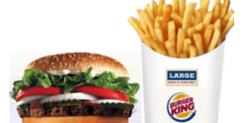 Amazon Local: FREE Burger King Voucher (Still Available!)