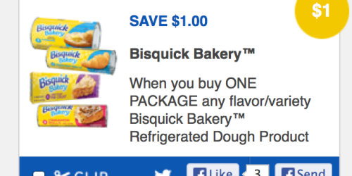 High Value $1/1 Bisquick Bakery Refrigerated Dough Product Coupon = Awesome Deals