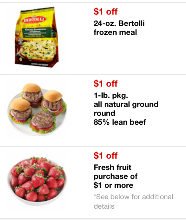 LOTS of New Target Mobile Coupons (Including Rare $1/1 Fresh Fruit Coupon!)