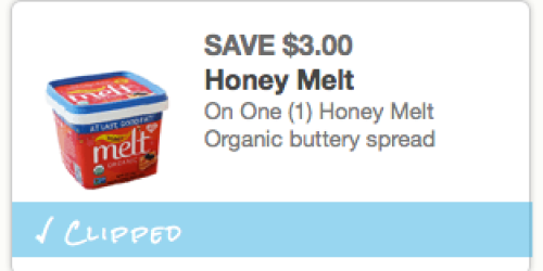 *HOT* $3/1 Honey Melt Organic Buttery Spread Coupon = Only $0.49 Per Tub at Whole Foods