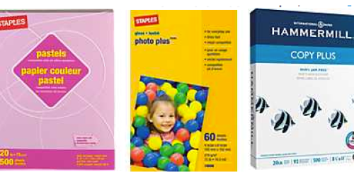 Staples: Free Colored Paper, Free Photo Plus Paper, Free Copy Plus Paper + More (In-Store Only)