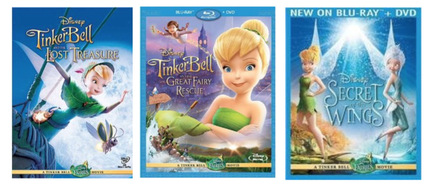 Amazon: 45% Off Tinker Bell DVDs & Blu-rays