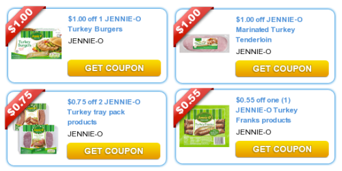 4 New Jennie-O Turkey Product Coupons Including $0.55/1 Turkey Franks Coupon = Great Deals