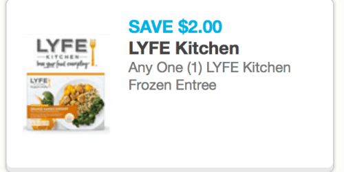 High Value $2/1 LYFE Kitchen Frozen Entree Coupon