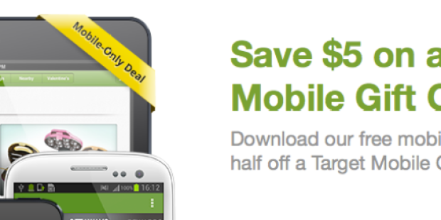*HOT* Groupon: $10 Target Mobile Gift Card Only $5 (Must Download Groupon Mobile App)