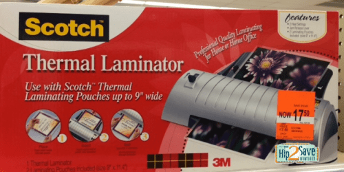 Walgreens: Scotch Thermal Laminator Possibly Only $17.50 (+ 2 Readers Score Inexpensive Diapers!)