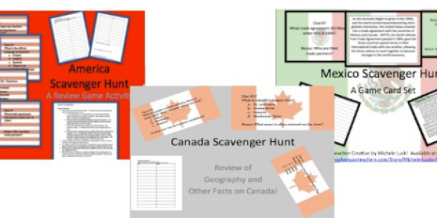 Educents: Free Social Studies Scavenger Hunt Set Download ($13.80 Value!) – Great for Teachers