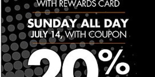 Big Lots: 20% Off Your ENTIRE Purchase (July 13th and 14th Only)
