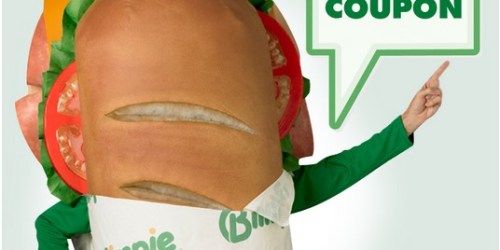 Blimpie: Free 6 Inch Sub with Purchase of 6 Inch Sub and Drink (Facebook Offer)